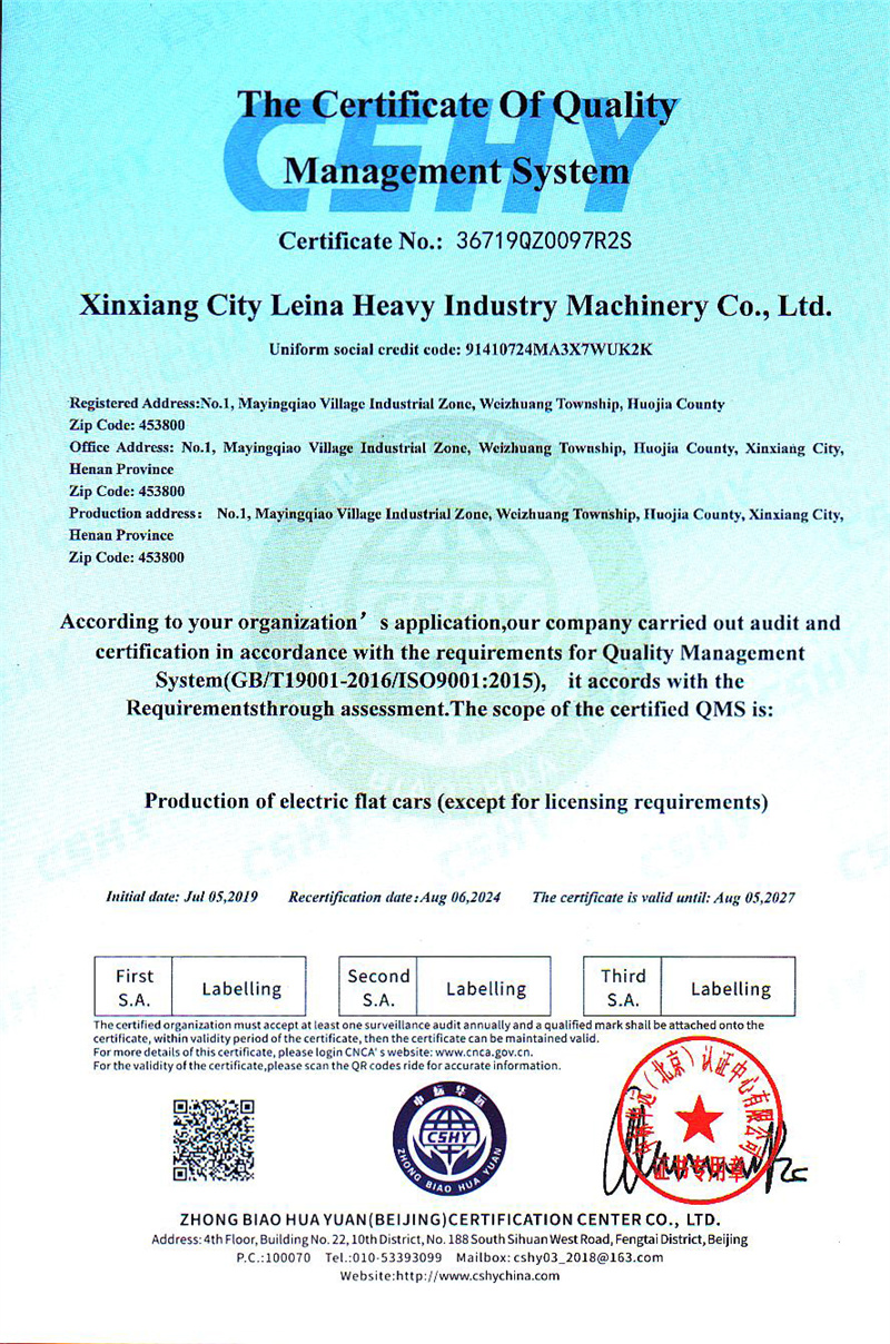 Service -Zertifizierung