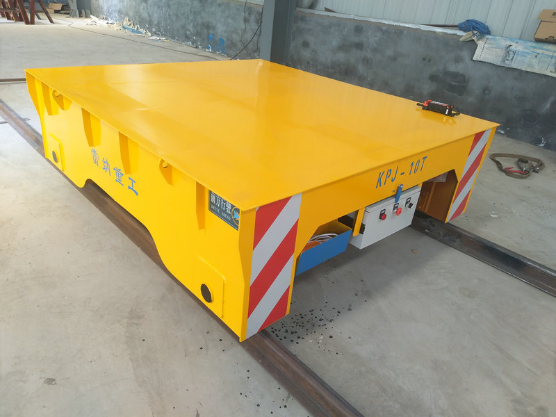 Schweres Material 10 Tonnen Eisenbahn montiert Kabel Drum Transfer Trolley