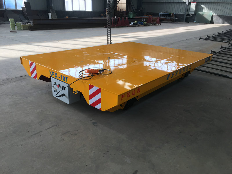 Customized 10 Tons Rail Transfer Trolley für schwere Lasten