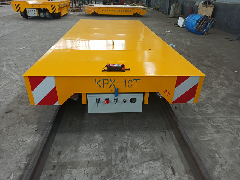 Warehouse Verwendung Materialübertragung Eisenbahn Elektrischer Flachkorb