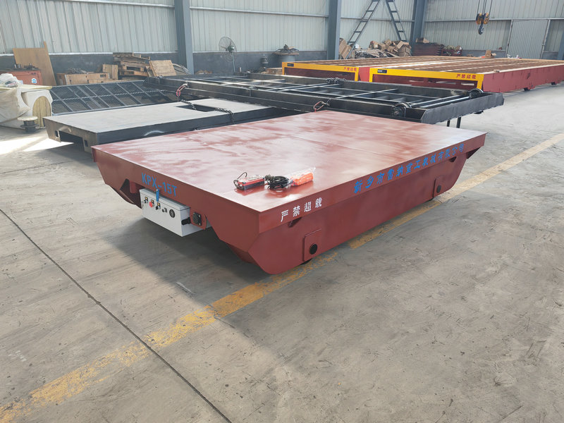 Heavy Duty Material Handling Equipment Motorisierter Eisenbahntransferwagen