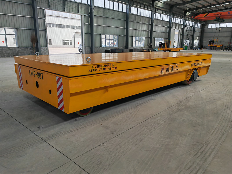 80 Tonnen Heavy Duty Hydraulic Lifting Trackless Cart