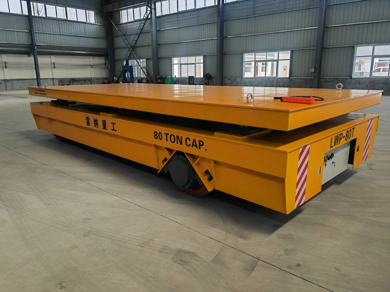 80 Tonnen Heavy Duty Hydraulic Lifting Trackless Cart