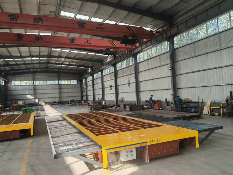 Anpassbarer Schwerlast 25 Tonnen Rail Transfer Trolley