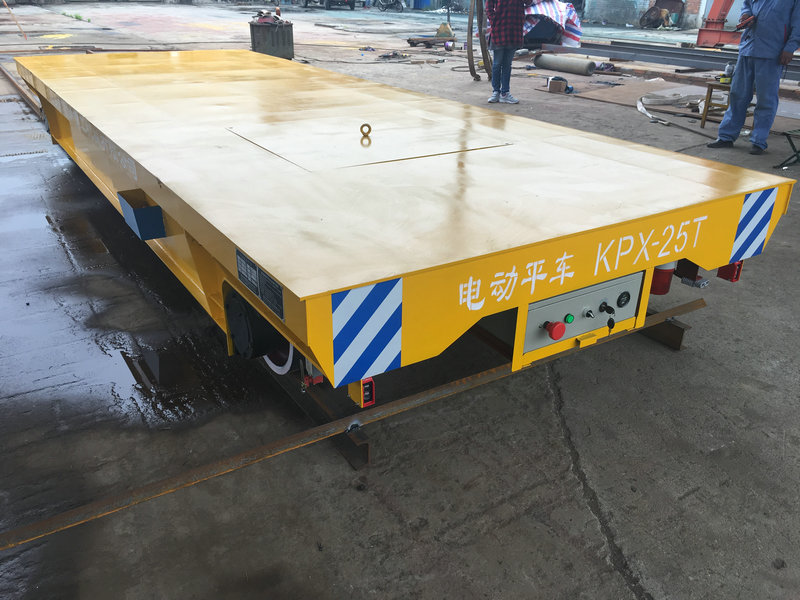 Transport Lithium Battery Rail Transfer Trolley