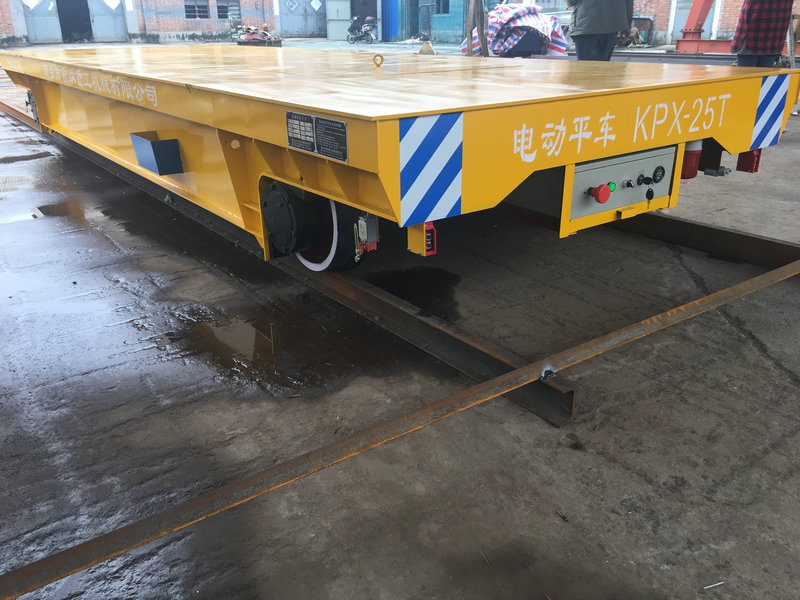 Transport Lithium Battery Rail Transfer Trolley