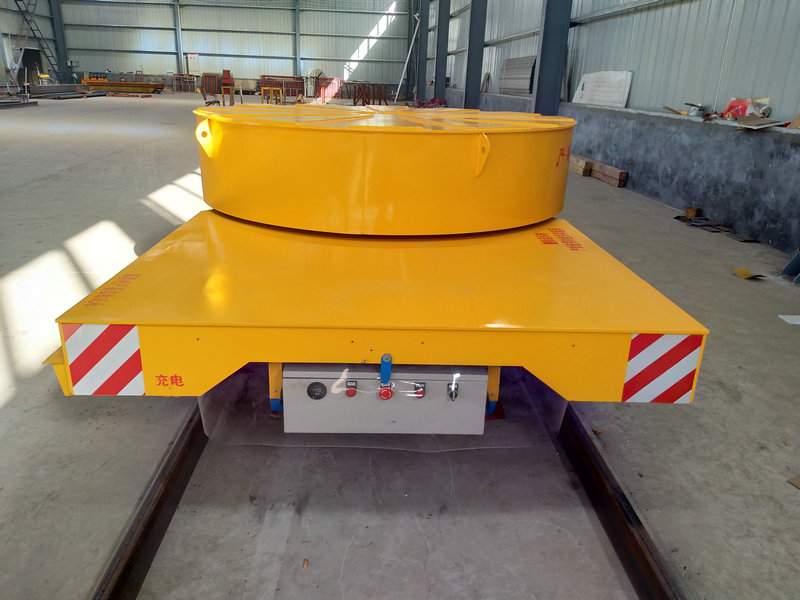 Stahlbarer elektrischer Turntable Rail Transfer Cart