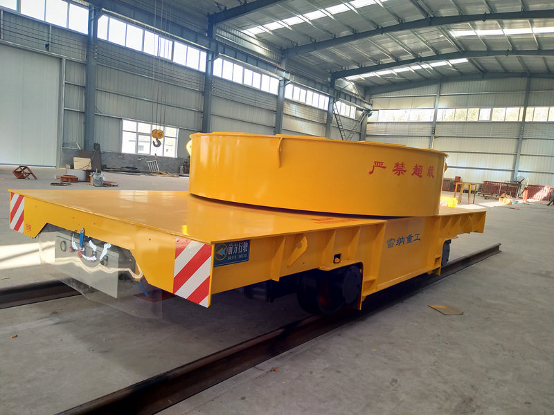 Stahlbarer elektrischer Turntable Rail Transfer Cart