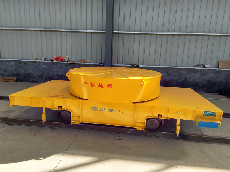 Stahlbarer elektrischer Turntable Rail Transfer Cart