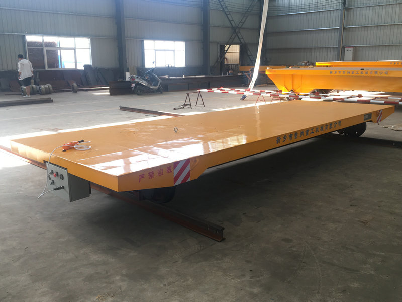 Indoor und Outdoor Electric Rail Transfer Cars Flachtransport