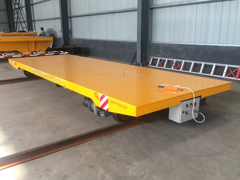 Indoor und Outdoor Electric Rail Transfer Cars Flachtransport