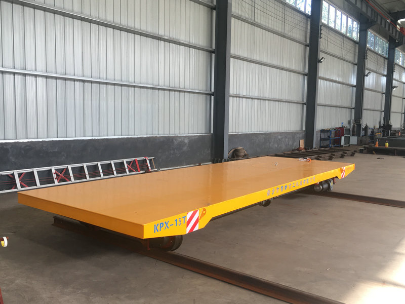 Indoor und Outdoor Electric Rail Transfer Cars Flachtransport