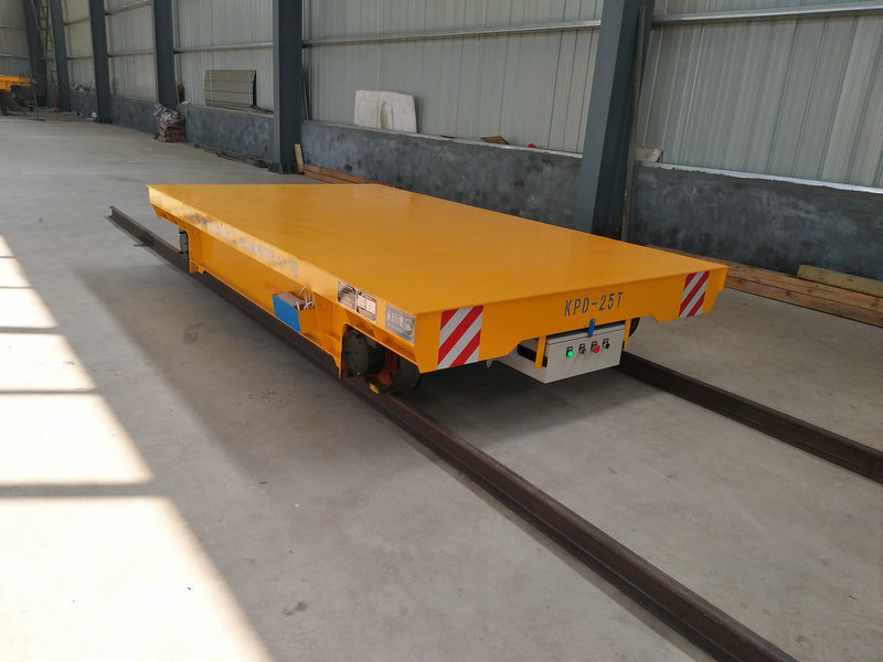 Material Handhabung Low Voltage Rail Transfer Car