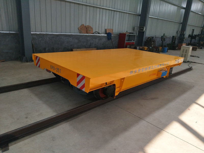 Material Handhabung Low Voltage Rail Transfer Car