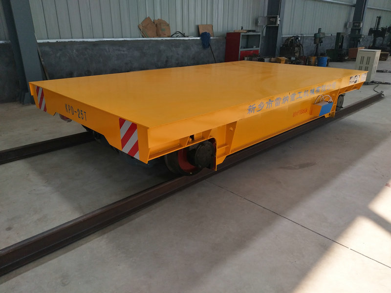 Material Handhabung Low Voltage Rail Transfer Car