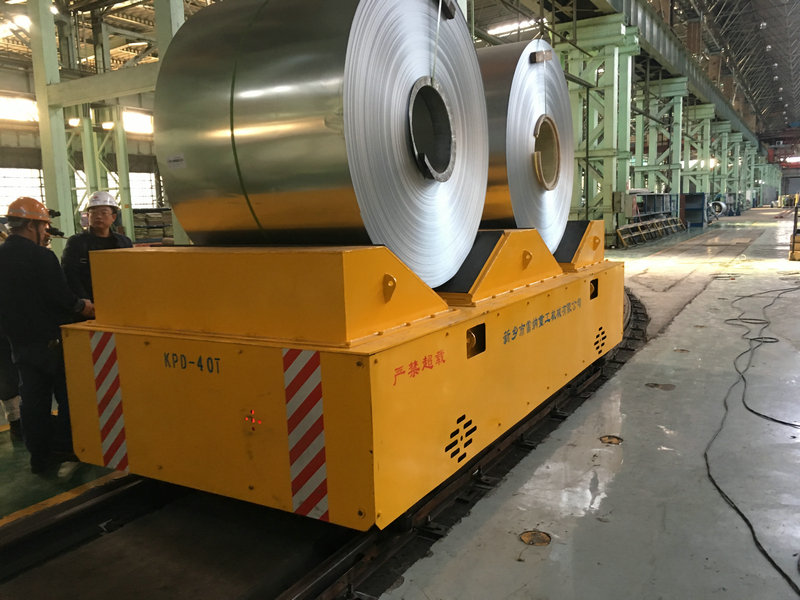 Stahlwerk Rail Powered Transfer Cart